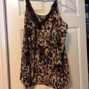 Torrid size 3 brown floral cami